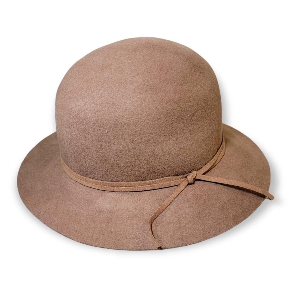 APT.9 Brown Double Cord Hat One Size boho festival winter OS